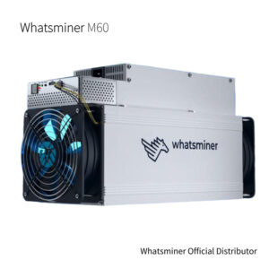 Whatsminer M60 Bitcoin Miner 162TH/s ASIC Miner SHA-256 Crypto Mining Machine
